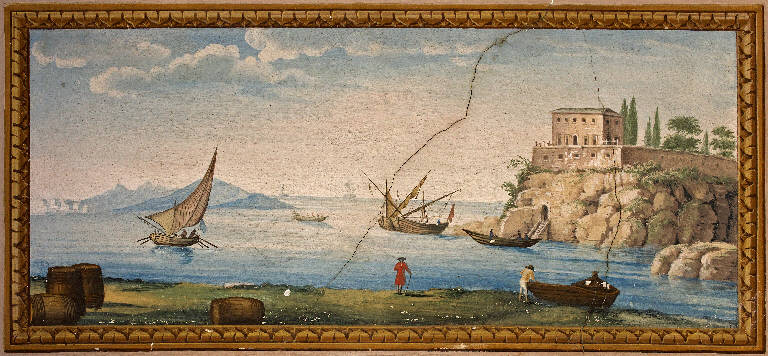 Marina (dipinto murale) - ambito lombardo (secc. XVIII/ XIX)