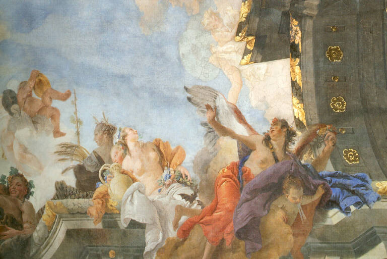 La corsa del carro del Sole, Ratto di Proserpina (dipinto) di Tiepolo, Giovanni Battista (secondo quarto sec. XVIII)