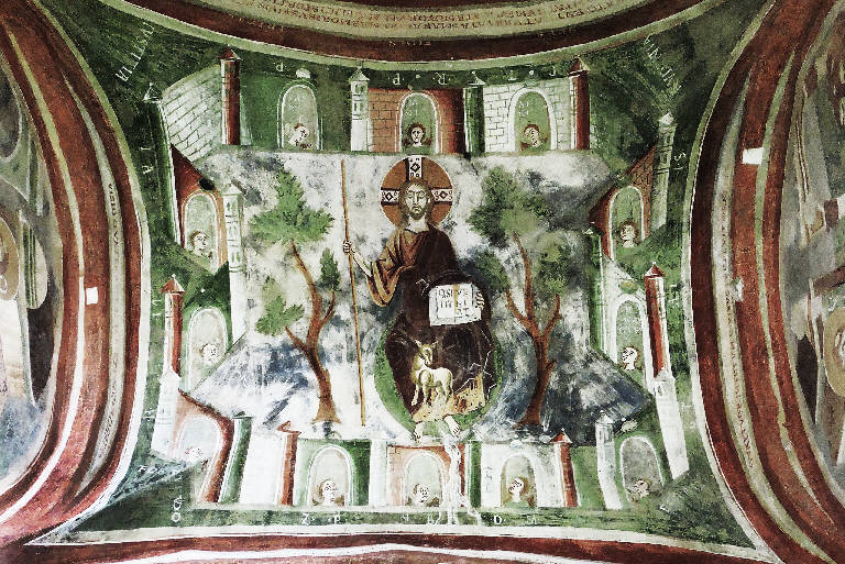 Decorazione pittorica dell'endonartece, Gerusalemme celeste (dipinto) - ambito lombardo (secc. XI/ XII)