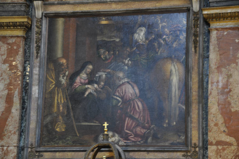 adorazione dei Re Magi (dipinto) di Campi, Antonio (seconda metà sec. XVI)