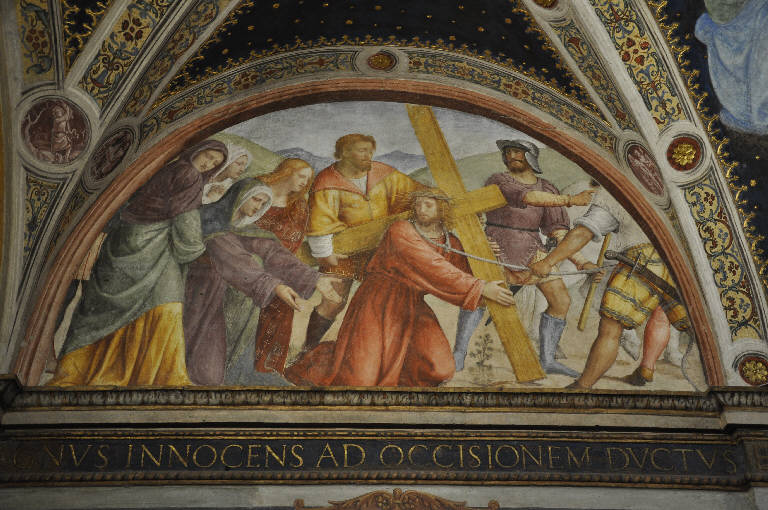 Cristo portacroce (dipinto) di Luini, Bernardino;  (prima metà sec. XVI)