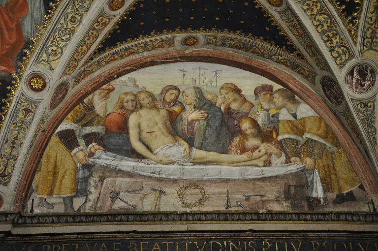 pietà (dipinto) di Luini, Bernardino;  (prima metà sec. XVI)