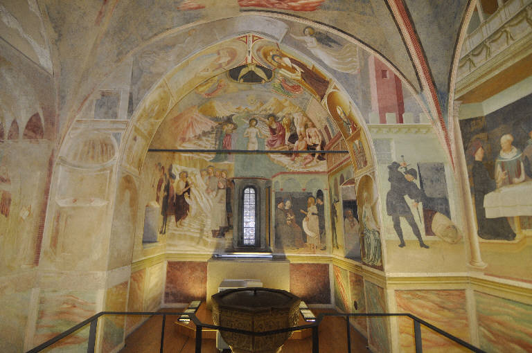 Storie di san Giovanni Battista (dipinto) di Masolino da Panicale; Lorenzo di Pietro detto il Vecchietta (; attribuito) (secondo quarto sec. XV)