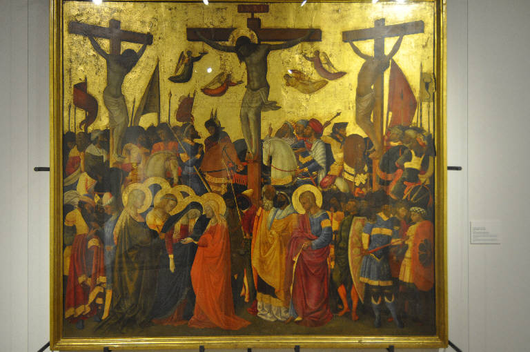 crocifissione (dipinto) di Neri di Bicci di Lorenzo (attribuito) (terzo quarto sec. XV)