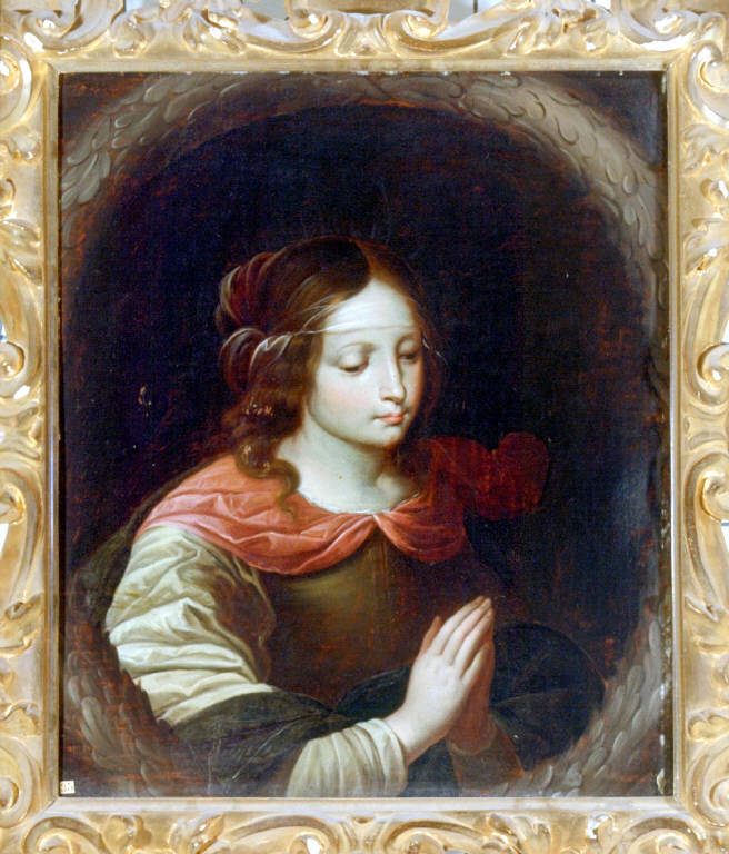 MADONNA ORANTE (dipinto) - ambito lombardo (sec. XIX)