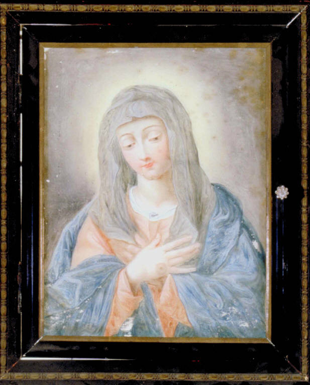 MADONNA ORANTE (dipinto) - ambito lombardo (fine sec. XIX)