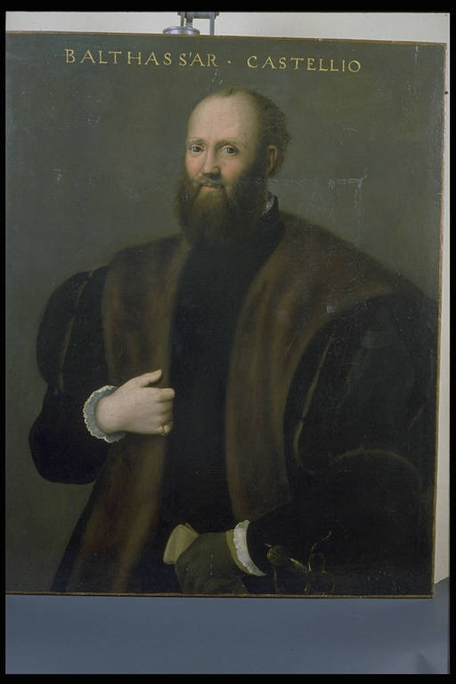 Ritratto di Baldassarre Castiglione (dipinto) di Campi, Bernardino (sec. XVI)