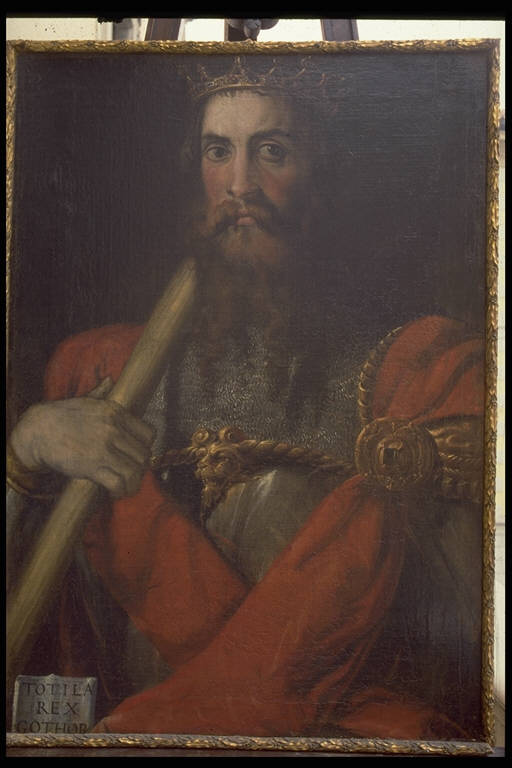 Ritratto di Totila (dipinto) di Salviati, Francesco (sec. XVI)