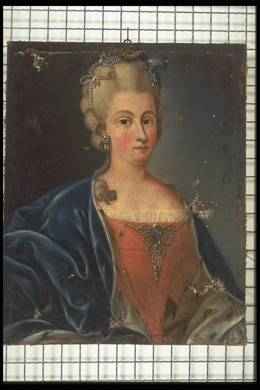 La Garibaldina, Ritratto di donna (dipinto) - ambito lombardo (sec. XVIII)