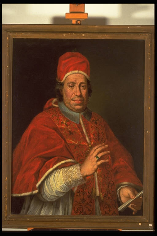 Ritratto di papa Clemente XIII (dipinto) - ambito lombardo (seconda metà sec. XVII)