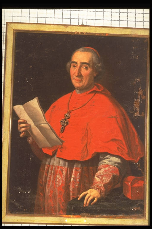 Ritratto di prelato della famiglia Odescalchi (dipinto) - ambito lombardo (seconda metà sec. XVIII)