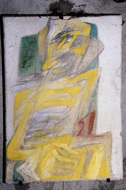 Figura umana (dipinto murale) di Bordoni, Ferdinando (seconda metà sec. XX)