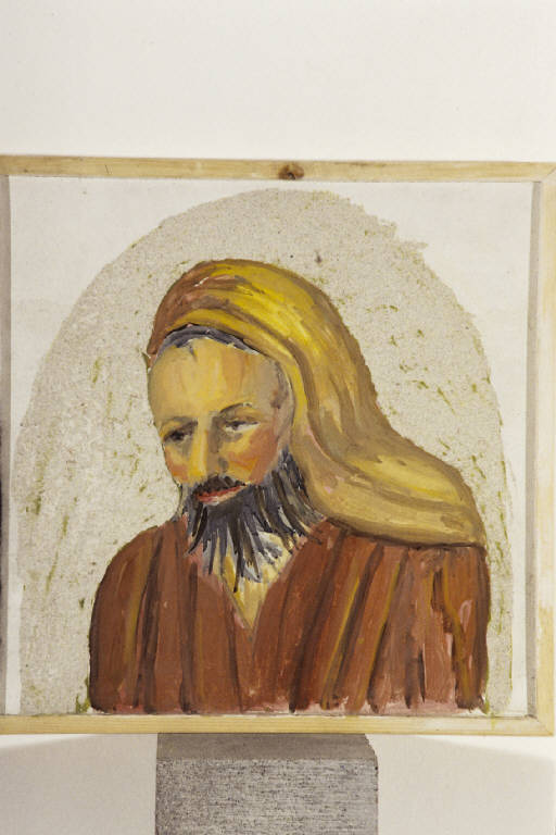 Testa di Gesù (dipinto murale) di Mac Callum, Rhoda (seconda metà sec. XX)