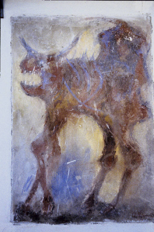 Animale (dipinto murale) di Venditti, Alberto (seconda metà sec. XX)