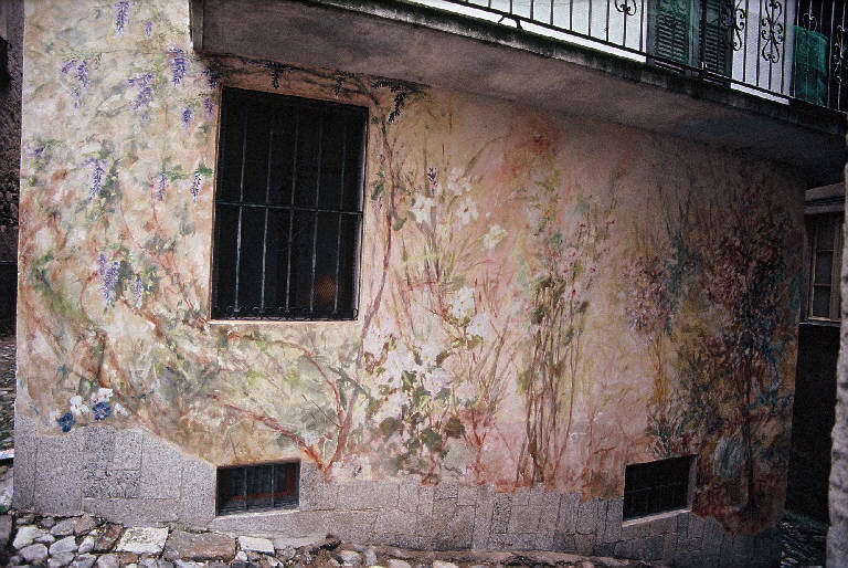 Primavera, Flora (dipinto murale) di Parietti Massimo Antime (ultimo quarto sec. XX)