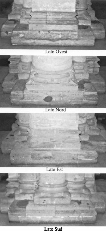 Motivo decorativo zoomorfo (basamento di pilastro) - ambito pavese (seconda metà sec. XI)