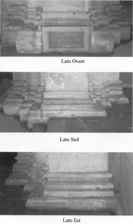 Motivo decorativo zoomorfo e a intreccio (basamento di pilastro) - ambito pavese (seconda metà sec. XI)