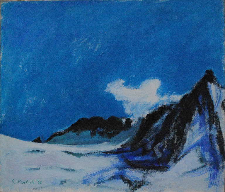 La nuvola (dipinto) di Pentich, Graziana (sec. XX)