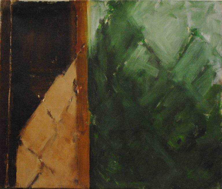 Dopo la pioggia (dipinto) di Pentich, Graziana (seconda metà sec. XX)