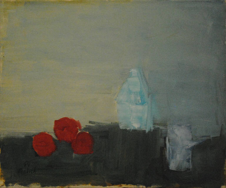 Il vaso azzurro (dipinto) di Pentich, Graziana (seconda metà sec. XX)