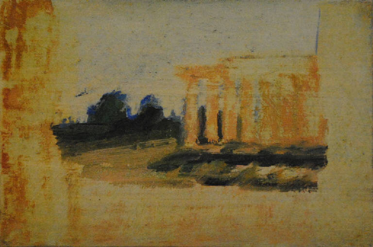 Paestum (dipinto) di Pentich, Graziana (seconda metà sec. XX)