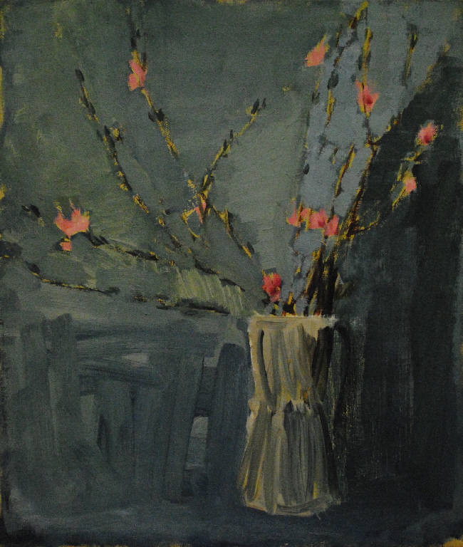 Primavera (fiori di pesco) (dipinto) di Pentich, Graziana (terzo quarto sec. XX)