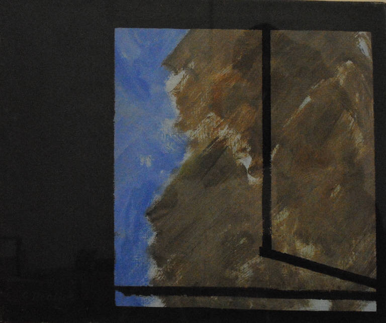 Modulazione su fondo scuro (dipinto) di Pentich, Graziana (terzo quarto sec. XX)
