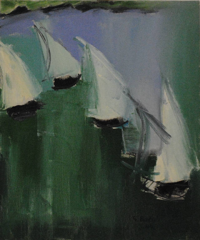 Le vele (dipinto) di Pentich, Graziana (terzo quarto sec. XX)