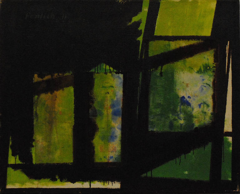 Cadenze luminose (dipinto) di Pentich, Graziana (terzo quarto sec. XX)