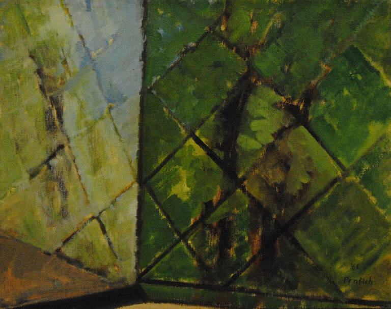 Finestra d'estate (dipinto) di Pentich, Graziana (terzo quarto sec. XX)