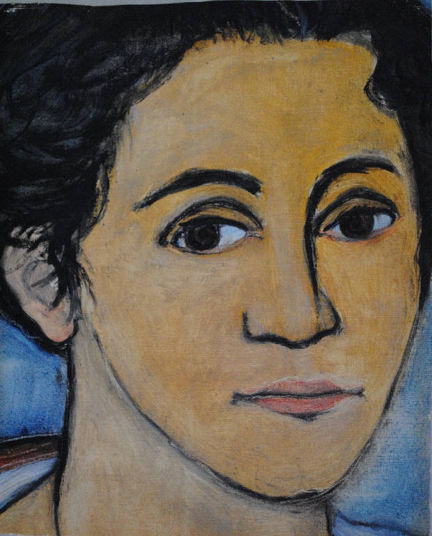 Autoritratto (dipinto) di Pentich, Graziana (terzo quarto sec. XX)