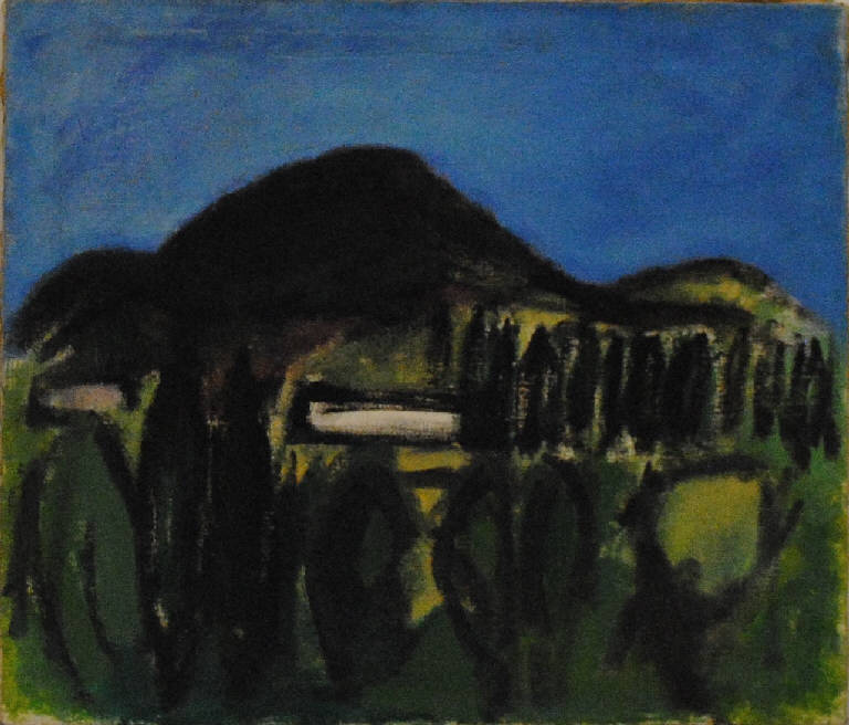 Monte Ceceri (dipinto) di Pentich, Graziana (terzo quarto sec. XX)
