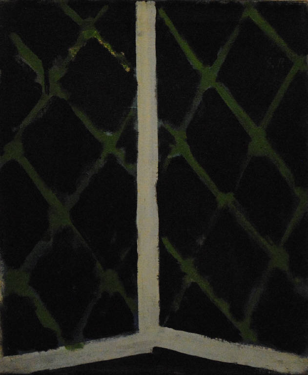 Inferriata notturna 1 (dipinto) di Pentich, Graziana (terzo quarto sec. XX)