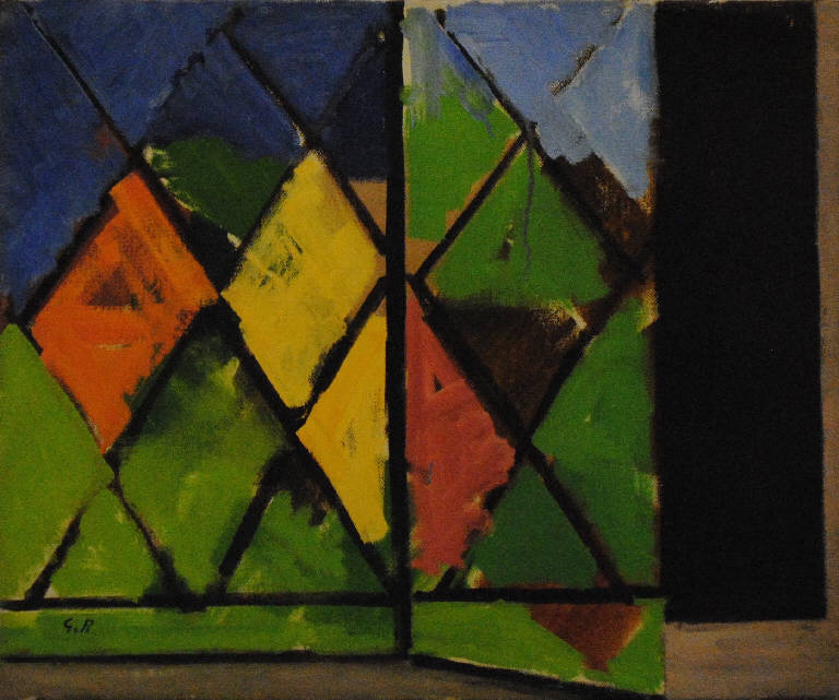 Piani cristallini (dipinto) di Pentich, Graziana (terzo quarto sec. XX)