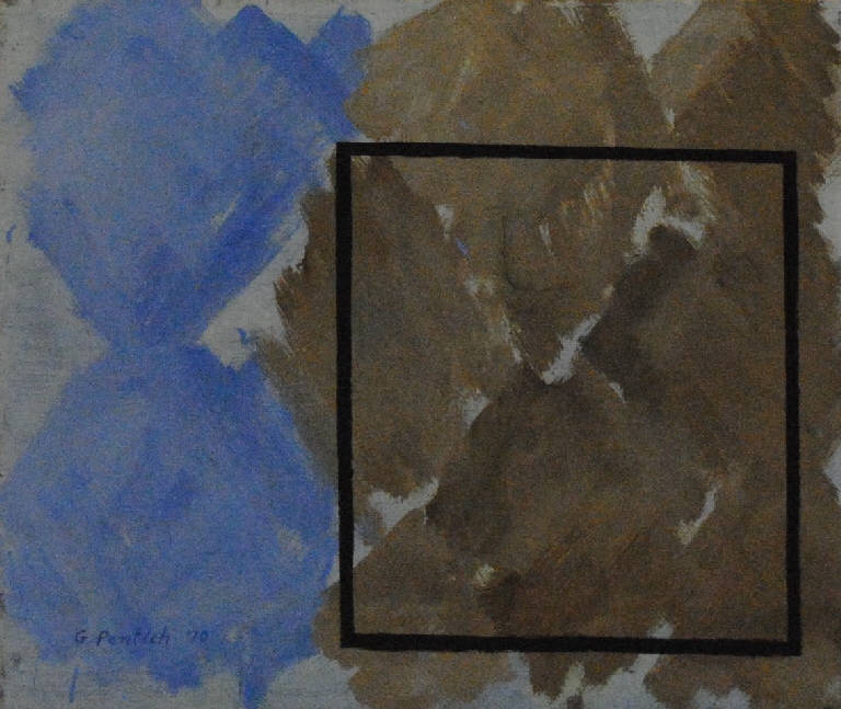 Modulazione su fondo chiaro (dipinto) di Pentich, Graziana (terzo quarto sec. XX)