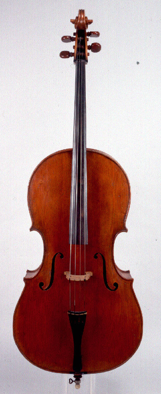 violoncello di Mandelli, ( Guglielmo Secondo ) Camillo - ambito milanese (secondo quarto sec. XX)