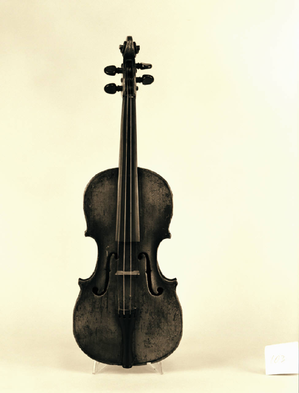 violino - ambito napoletana (metà sec. XIX)
