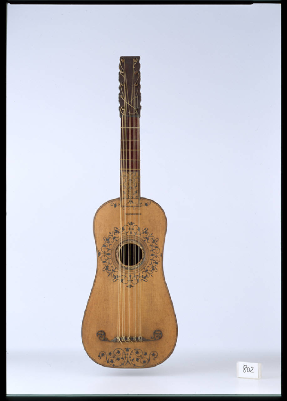 chitarra di ignoto, Italia settentrionale - ambito Italia settentrionale (sec. XVIII)