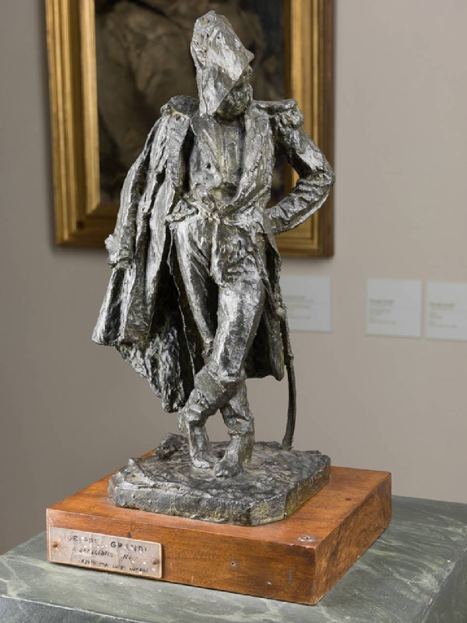 Il Maresciallo Ney, ritratto del Maresciallo Ney (statua) di Grandi Giuseppe (terzo quarto sec. XIX)