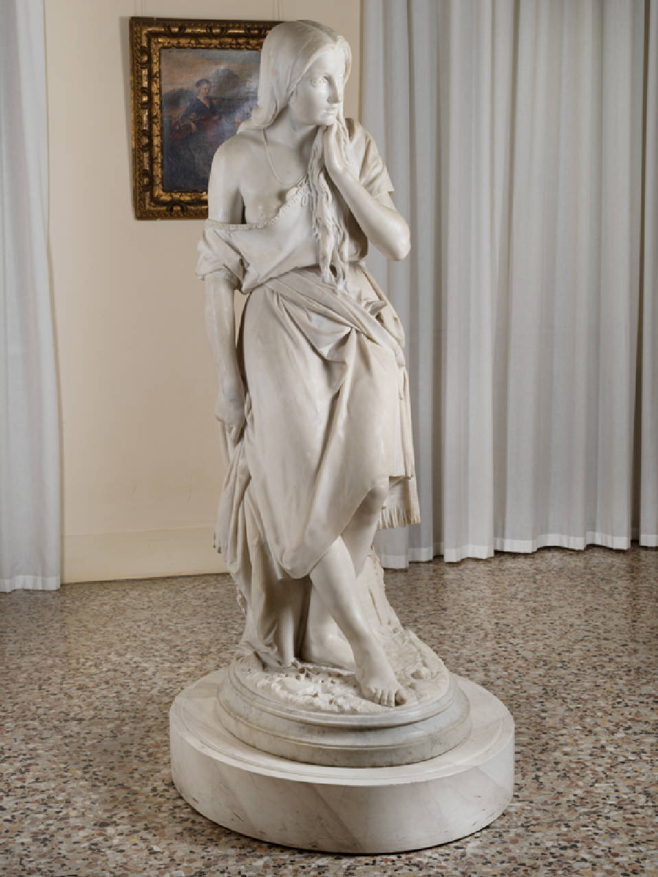 La pazza per amore (La sorpresa), figura femminile (statua) di Galli Antonio (prima metà sec. XIX)