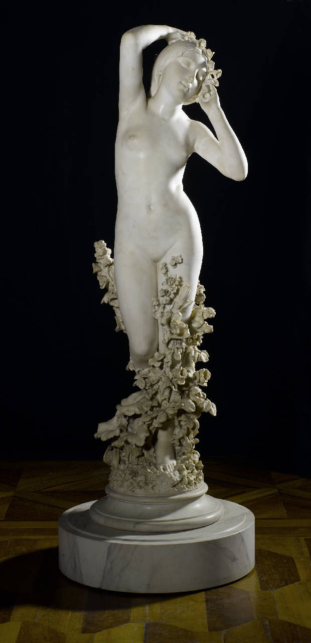 Flora - La Primavera, flora (statua) di Vela Vincenzo (ultimo quarto sec. XIX)