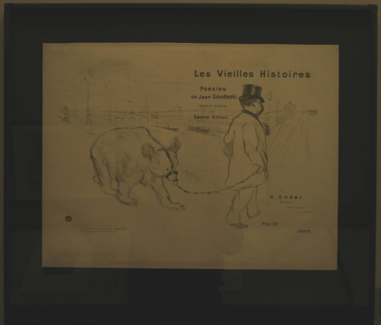 Frontespizio di "Les Vielles Histoires", frontespizio di "les vielles histoires" (manifesto) di De Toulouse-Lautrec-Monfa Henri Marie Raymond (sec. XIX)