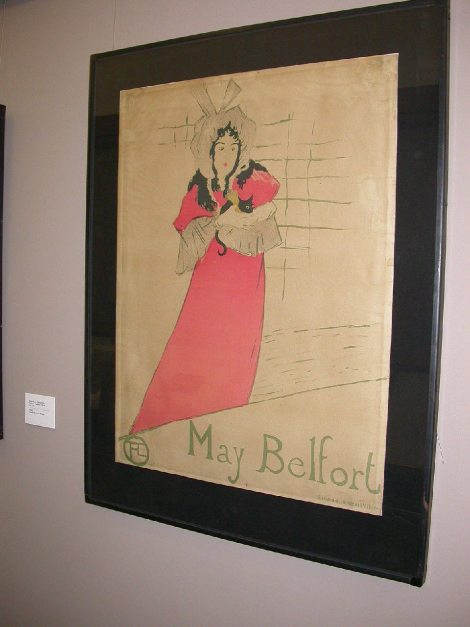 May Belfort, may belfort (manifesto) di De Toulouse-Lautrec-Monfa Henri Marie Raymond (sec. XIX)
