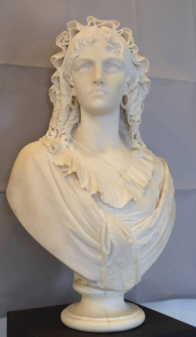 Luisa Sanfelice, ritratto di Luisa Sanfelice (busto) di Pagani Luigi (terzo quarto sec. XIX)