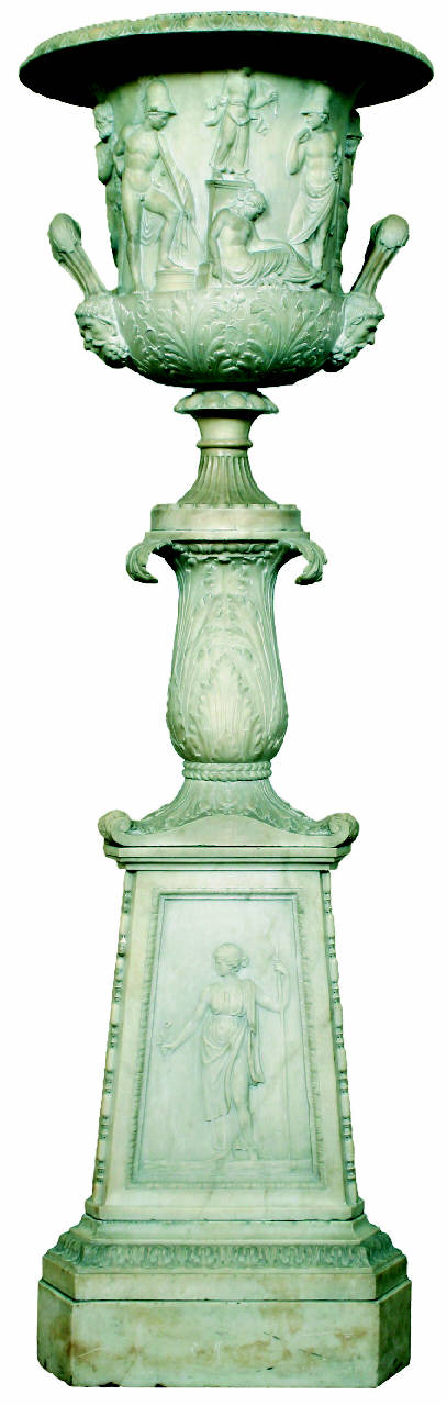 Il Sacrificio di Ifigenia, coppia di vasi all'antico - vaso Medici (vaso) - Manifattura romana (fine sec. XVIII)