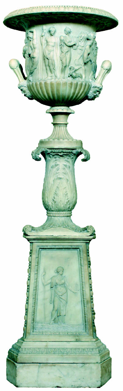 Baccanale, coppia di vasi all'antica - vaso Borghese (vaso) - Manifattura romana (fine sec. XVIII)