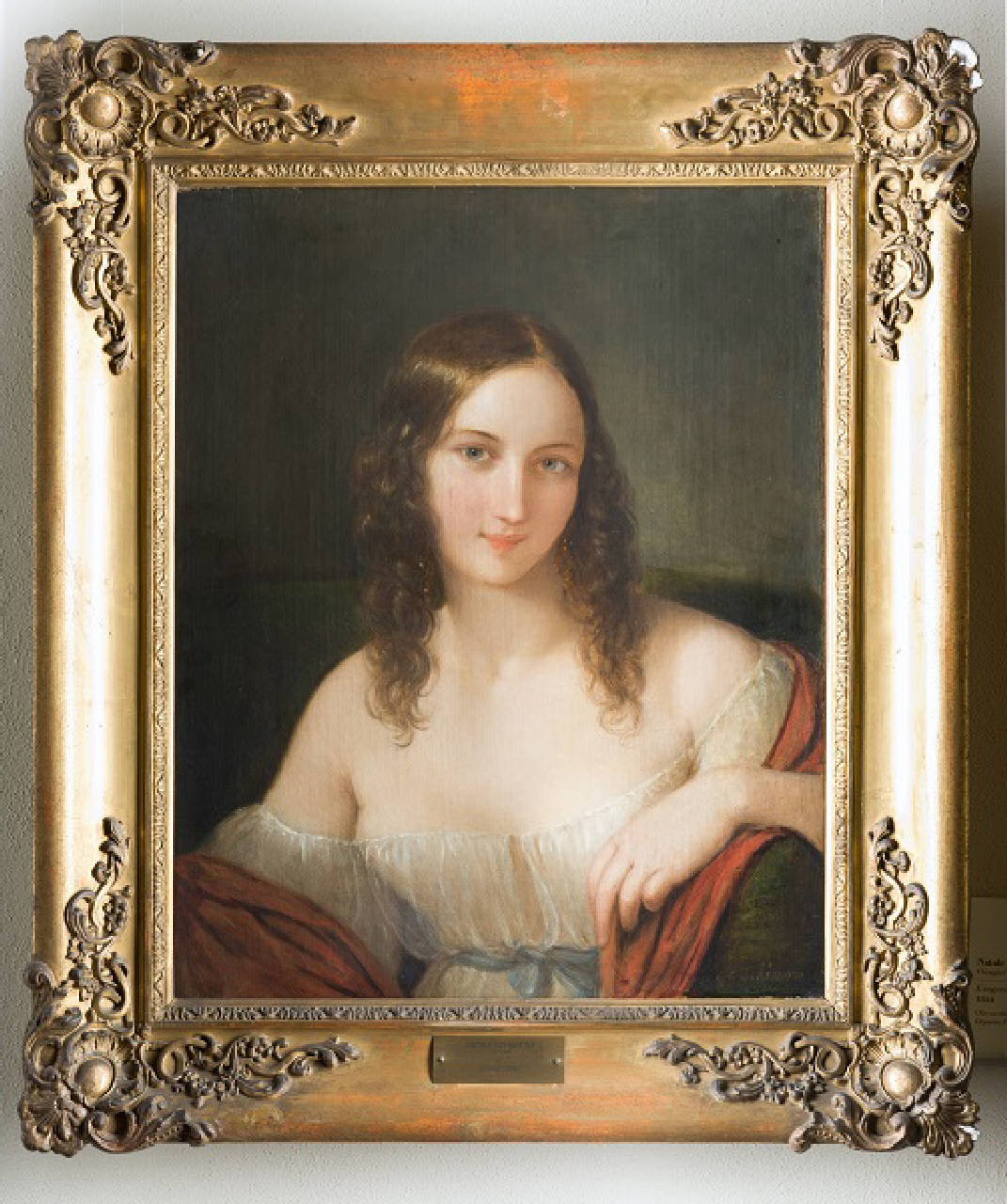 L'ingenuità (Giovane donna), figura di giovane donna (dipinto) di Schiavoni Natale (secondo quarto sec. XIX)