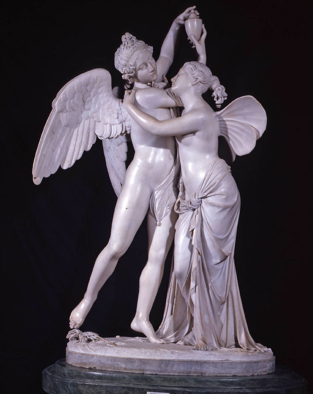 Amore e Psiche, Amore e Psiche (gruppo scultoreo) di Benzoni Giovanni Maria (secondo quarto sec. XIX)