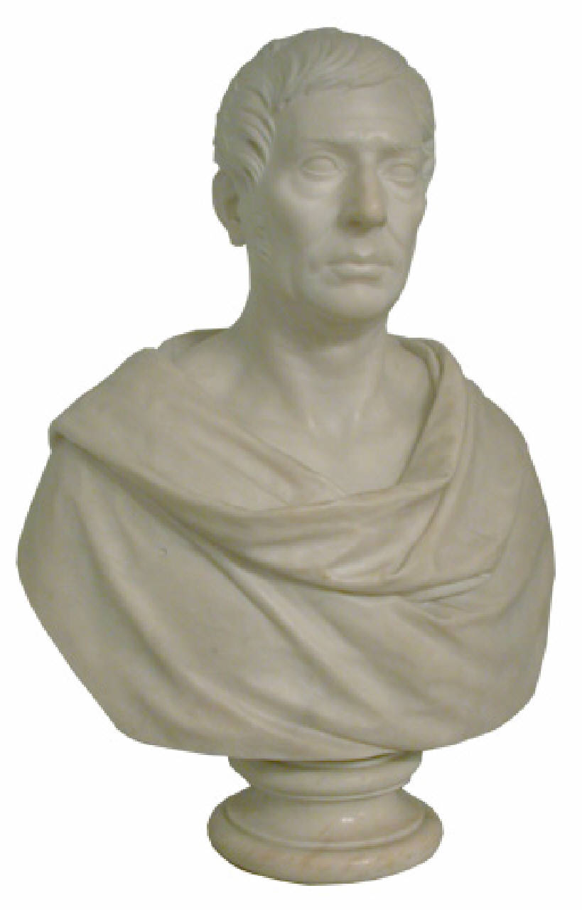 Ritratto di Antonio Battaglia, busto di antonio battaglia (busto) di Marchesi Pompeo (secondo quarto sec. XIX)