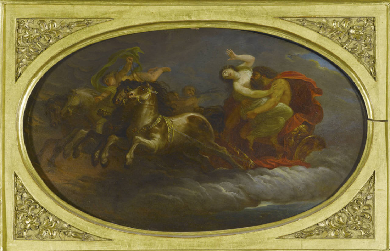 Plutone e Proserpina, plutone e proserpina (dipinto) di Appiani Andrea (inizio sec. XIX)